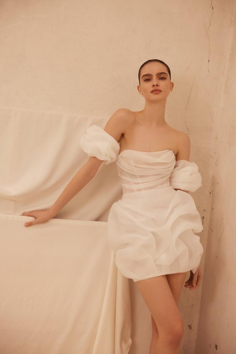 Dress & Sleeves Totto Ivory